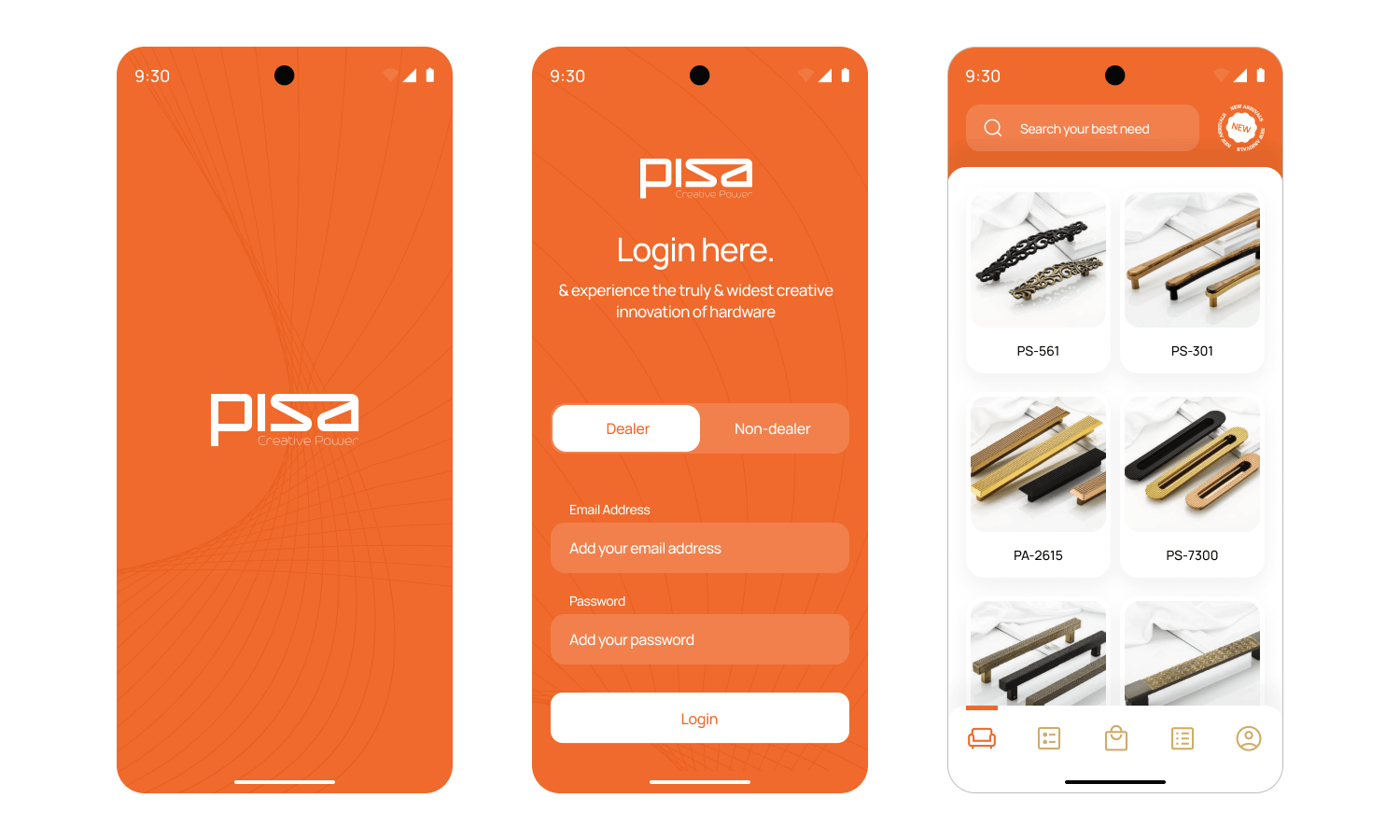 Pisa Hardware Mobile App - Anzo Technology